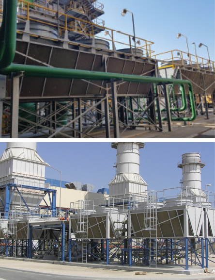 Air cooling heat exchanger (Ecodyne) 